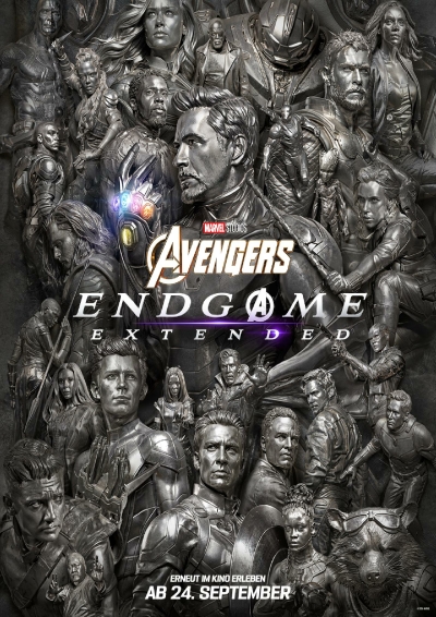 Filmplakat Avangers : Endgame Extended 