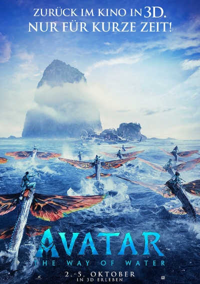 Filmplakat AVATAR: THE WAY OF WATER in 3D 